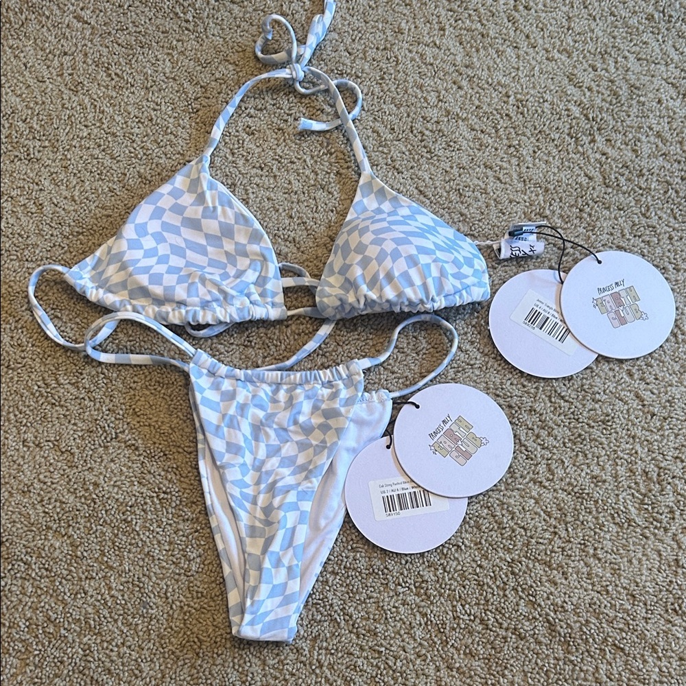 Princess Polly Blue Bikini Set
